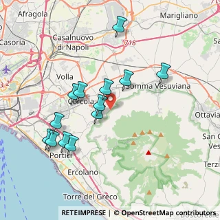Mappa Via San Martino, 80040 Pollena Trocchia NA, Italia (3.95769)