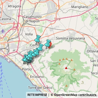 Mappa Via San Martino, 80040 Pollena Trocchia NA, Italia (3.8875)