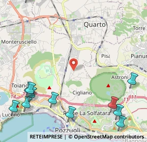 Mappa Via San Vito, 80078 Pozzuoli NA, Italia (3.49833)