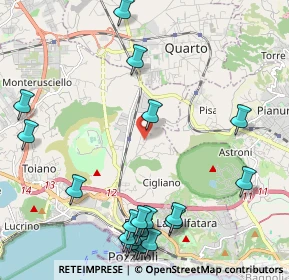 Mappa Via San Vito, 80078 Pozzuoli NA, Italia (2.9735)