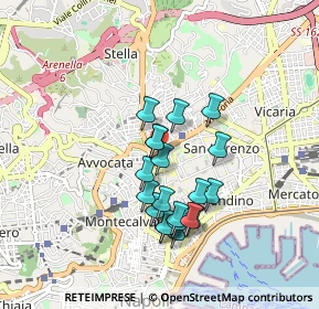 Mappa Montecalvario, 80135 Napoli NA, Italia (0.794)