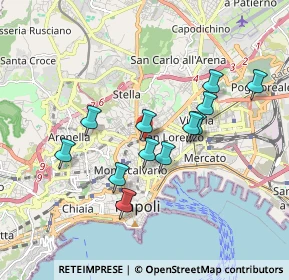 Mappa Montecalvario, 80135 Napoli NA, Italia (1.6925)
