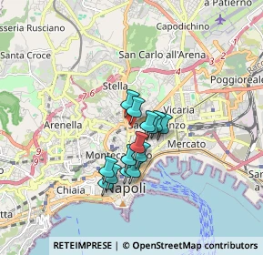 Mappa Montecalvario, 80135 Napoli NA, Italia (1.24857)