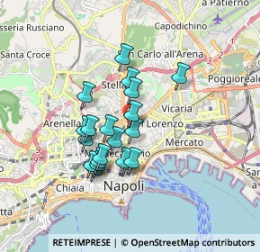 Mappa Montecalvario, 80135 Napoli NA, Italia (1.4915)
