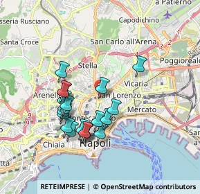 Mappa Montecalvario, 80135 Napoli NA, Italia (1.7585)