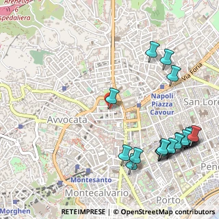 Mappa Via Giuseppe Mancinelli, 80135 Napoli NA, Italia (0.75)