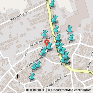 Mappa Via Giacomo Leopardi, 80044 Ottaviano NA, Italia (0.112)
