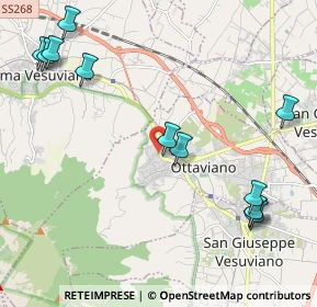 Mappa Via Giacomo Leopardi, 80044 Ottaviano NA, Italia (2.83333)