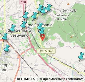 Mappa Via Nuova Sarno, 80036 Palma Campania NA, Italia (2.6325)