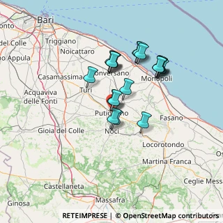 Mappa Via Giuseppe Pugliese, 70017 Putignano BA, Italia (12.51105)
