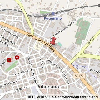 Mappa Via Cavalieri di Malta, 72, 70017 Putignano, Bari (Puglia)
