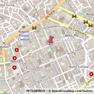 Mappa Piazzetta San Giuseppe dei Ruffi, 2, 80138 Napoli, Napoli (Campania)