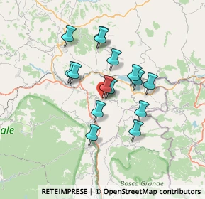 Mappa Via Antonio Castellano, 83056 Teora AV, Italia (5.93933)