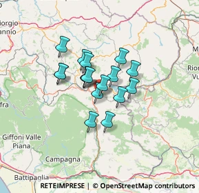 Mappa Via Antonio Castellano, 83056 Teora AV, Italia (9.25941)