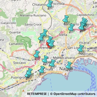 Mappa Via Piscicelli Maurizio, 80128 Napoli NA, Italia (2.45)
