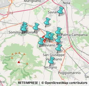 Mappa Via Nicola Branca, 80044 Ottaviano NA, Italia (3.08692)