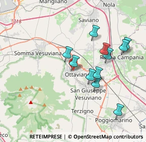 Mappa Via Alveo Rosario, 80044 Ottaviano NA, Italia (3.69818)