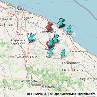 Mappa Via Bengasi, 70017 Putignano BA, Italia (11.01474)