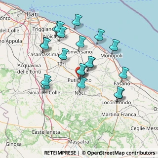 Mappa Via Bengasi, 70017 Putignano BA, Italia (15.245)