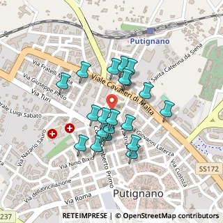 Mappa Via Bengasi, 70017 Putignano BA, Italia (0.1915)