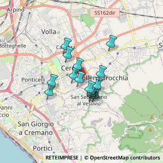 Mappa Viale Giovanni Boccaccio, 80040 Cercola NA, Italia (1.2525)