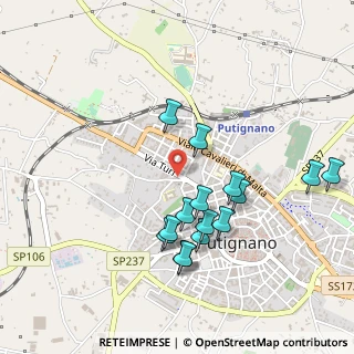 Mappa Via Luigi Sabato, 70017 Putignano BA, Italia (0.50533)