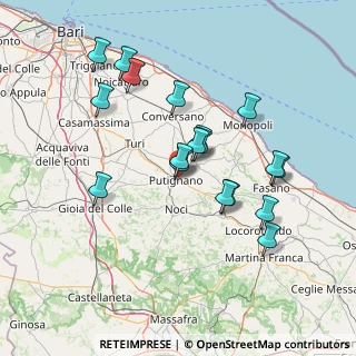 Mappa SP 237 putignano, 70017 Putignano BA (14.63)