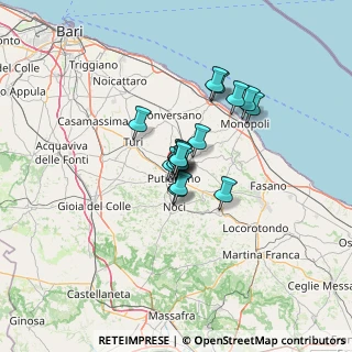 Mappa SP 237 putignano, 70017 Putignano BA (8.375)