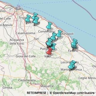 Mappa SP 237 putignano, 70017 Putignano BA (13.2535)