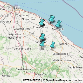 Mappa SP 237 putignano, 70017 Putignano BA (10.90941)