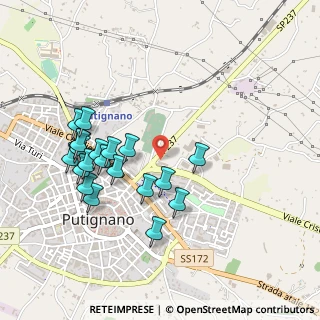 Mappa SP 237 putignano, 70017 Putignano BA (0.5135)