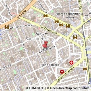 Mappa Via dei Tribunali,  177, 80139 Napoli, Napoli (Campania)