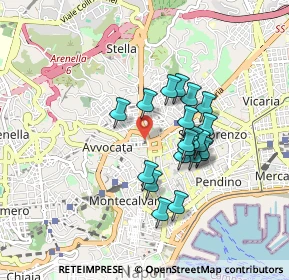 Mappa 80100 Napoli NA, Italia (0.7485)