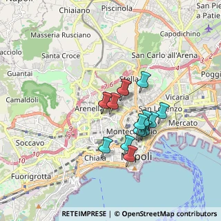 Mappa Via Battistello Caracciolo, 80129 Napoli NA, Italia (1.4025)