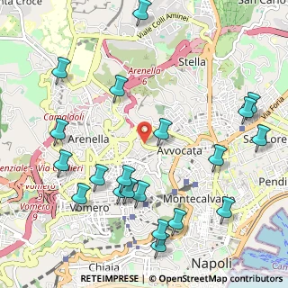 Mappa Via Battistello Caracciolo, 80129 Napoli NA, Italia (1.3695)