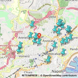 Mappa Via Battistello Caracciolo, 80129 Napoli NA, Italia (1.2035)