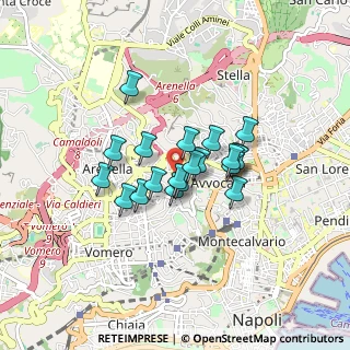 Mappa Via Battistello Caracciolo, 80129 Napoli NA, Italia (0.6305)