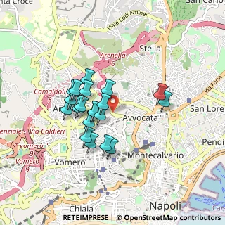 Mappa Via Battistello Caracciolo, 80129 Napoli NA, Italia (0.75)