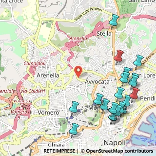 Mappa Via Battistello Caracciolo, 80129 Napoli NA, Italia (1.531)