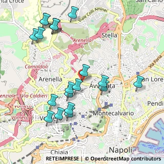 Mappa Via Battistello Caracciolo, 80129 Napoli NA, Italia (1.2335)