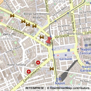 Mappa Via Alfonso d'Aragona,  4, 80100 Napoli, Napoli (Campania)