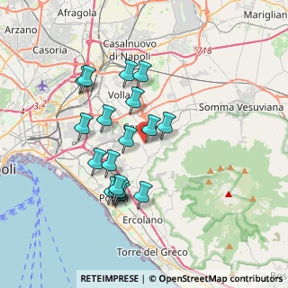 Mappa Viale Donatello, 80040 Cercola NA, Italia (3.51167)