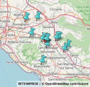 Mappa Via G. Ribera, 80044 Ottaviano NA, Italia (5.16083)