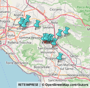 Mappa Via G. Ribera, 80044 Ottaviano NA, Italia (5.40833)