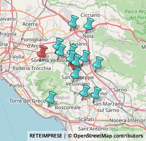 Mappa Via G. Ribera, 80044 Ottaviano NA, Italia (5.42071)