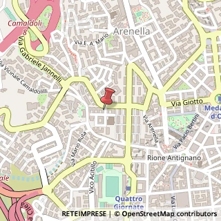 Mappa Via Vincenzo Scala, 8, 80128 Napoli, Napoli (Campania)