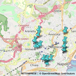 Mappa Via Raffaele Tarantino, 80129 Napoli NA, Italia (1.241)