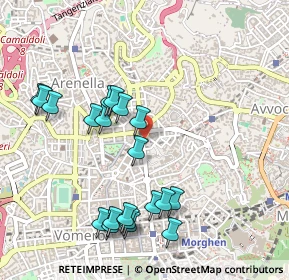 Mappa Via Raffaele Tarantino, 80129 Napoli NA, Italia (0.5635)