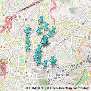 Mappa Via Raffaele Tarantino, 80129 Napoli NA, Italia (0.352)