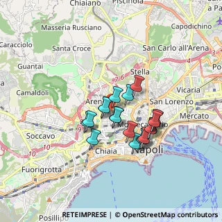 Mappa Piazza delle Medaglie D'Oro, 80129 Napoli NA, Italia (1.4165)